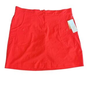 Nancy Lopez Golf Coral Skort | Size 14 | NWT | Moisture-Wick Activewear